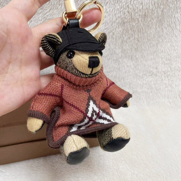 Doll Teddy Bear Cartoon Limb Rotation Cashmere Wool Bag Ornament Car Keychain