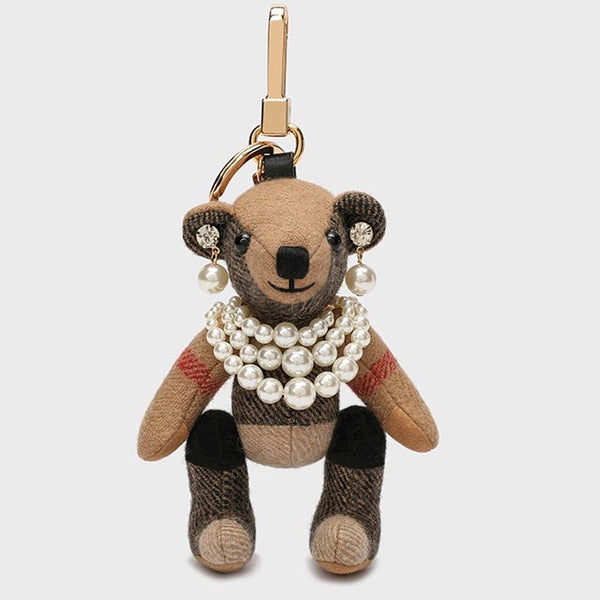 Doll Teddy Bear Cartoon Limb Rotation Cashmere Wool Bag Ornament Car Keychain