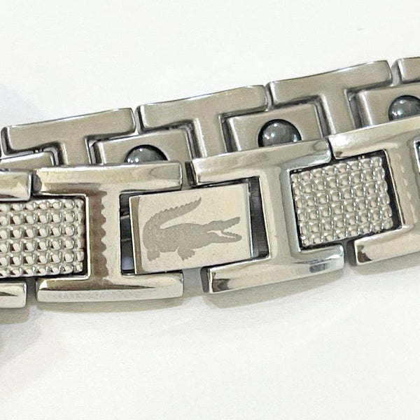 Punk Crocodile Armor Magnet Steel Men bracelet