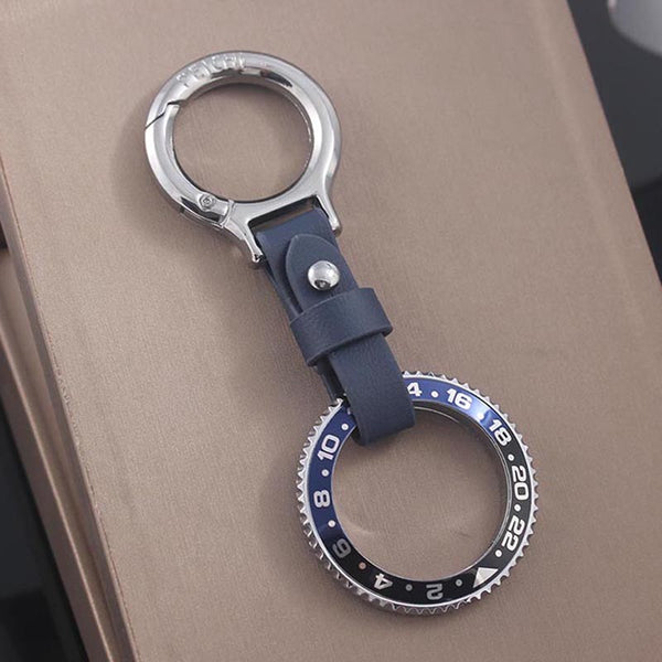 Watches speedometer speed dial leather Car Keychain