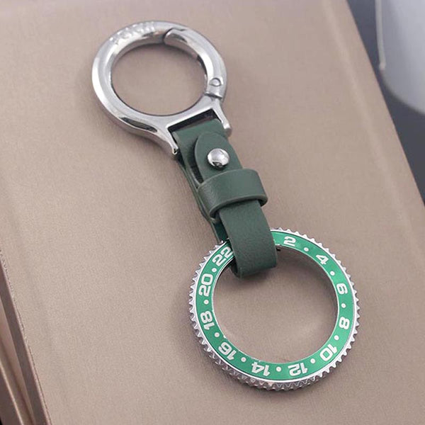 Watches speedometer speed dial leather Car Keychain